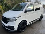 VOLKSWAGEN TRANSPORTER T6.1 TDI 110PS 6 SEAT KOMBI BLACK EDITION SWB IN CANDY WHITE - EURO SIX - DONE ONLY 263 MILES!  - 2706 - 1
