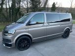 VOLKSWAGEN TRANSPORTER T6 TDI 150 7 SPEED DSG AUTO 8 SEAT SHUTTLE SE LWB IN CHAMPAGNE - EURO SIX - 3492 - 1