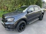 FORD RANGER WILDTRAK ECOBLUE DOUBLE CAB PICK UP 10 SPEED DSG AUTO IN SEA GREY WITH ELECTRIC ROLL TOP COVER - NO VAT - 2655 - 1